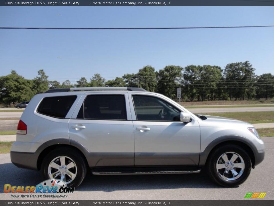 Bright Silver 2009 Kia Borrego EX V6 Photo #13