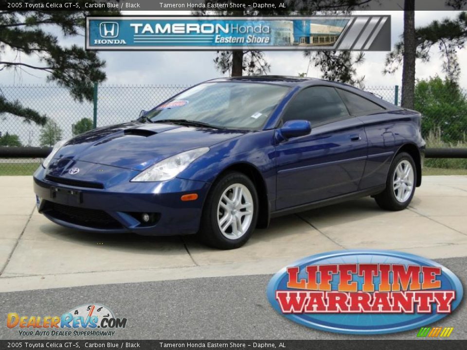 2005 Toyota Celica GT-S Carbon Blue / Black Photo #1