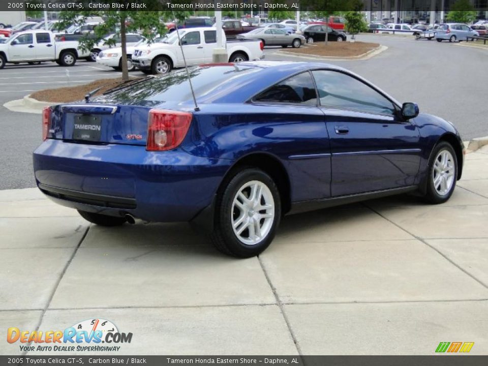 2005 Toyota Celica GT-S Carbon Blue / Black Photo #5