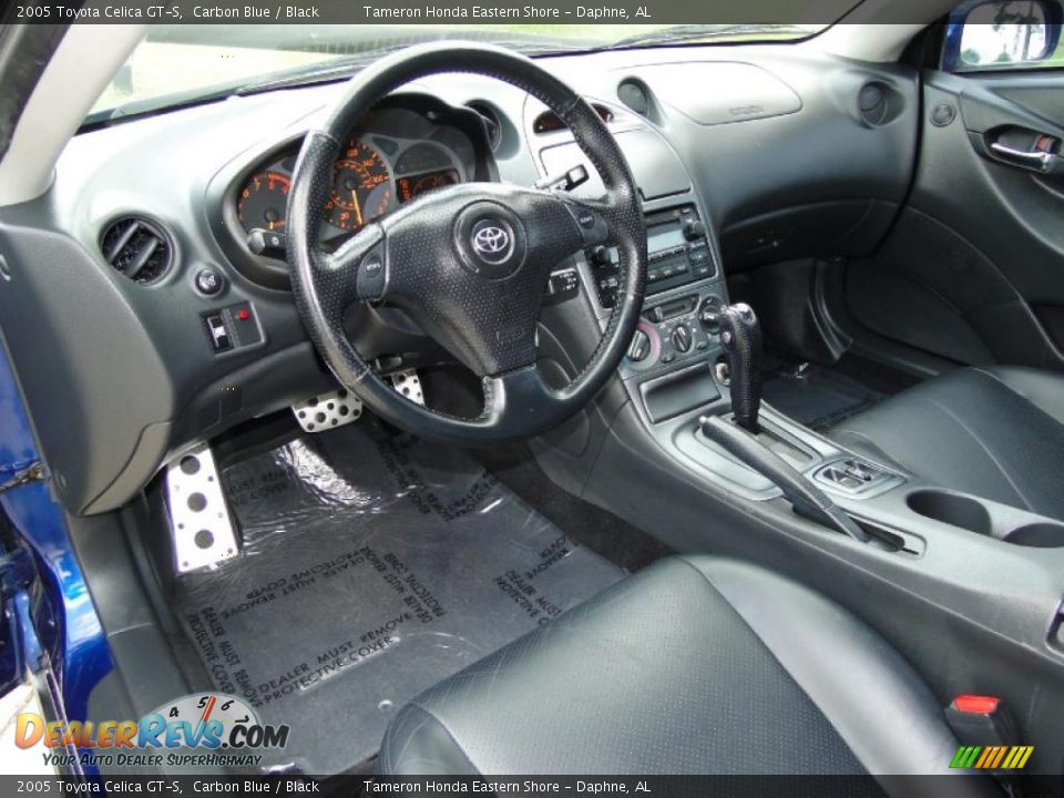 Black Interior - 2005 Toyota Celica GT-S Photo #13