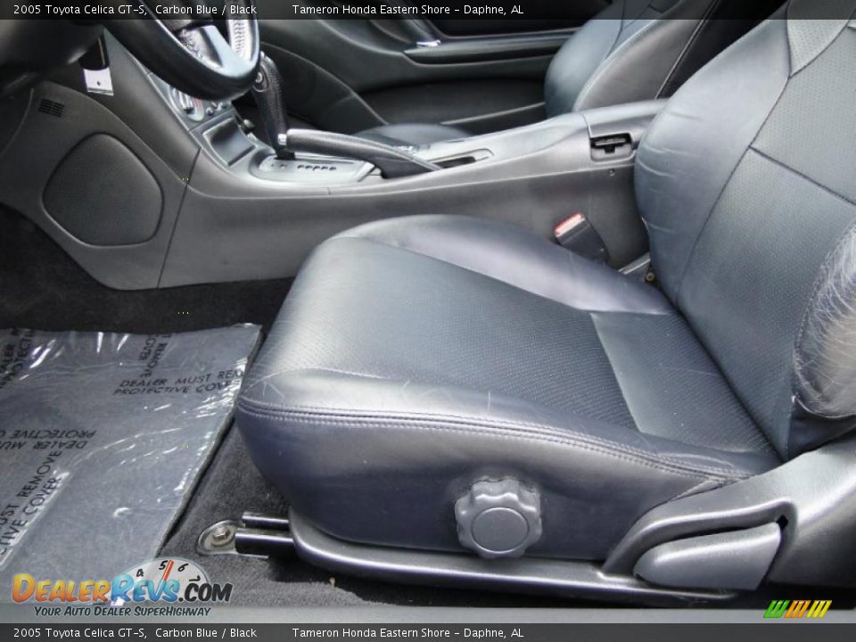 2005 Toyota Celica GT-S Carbon Blue / Black Photo #14