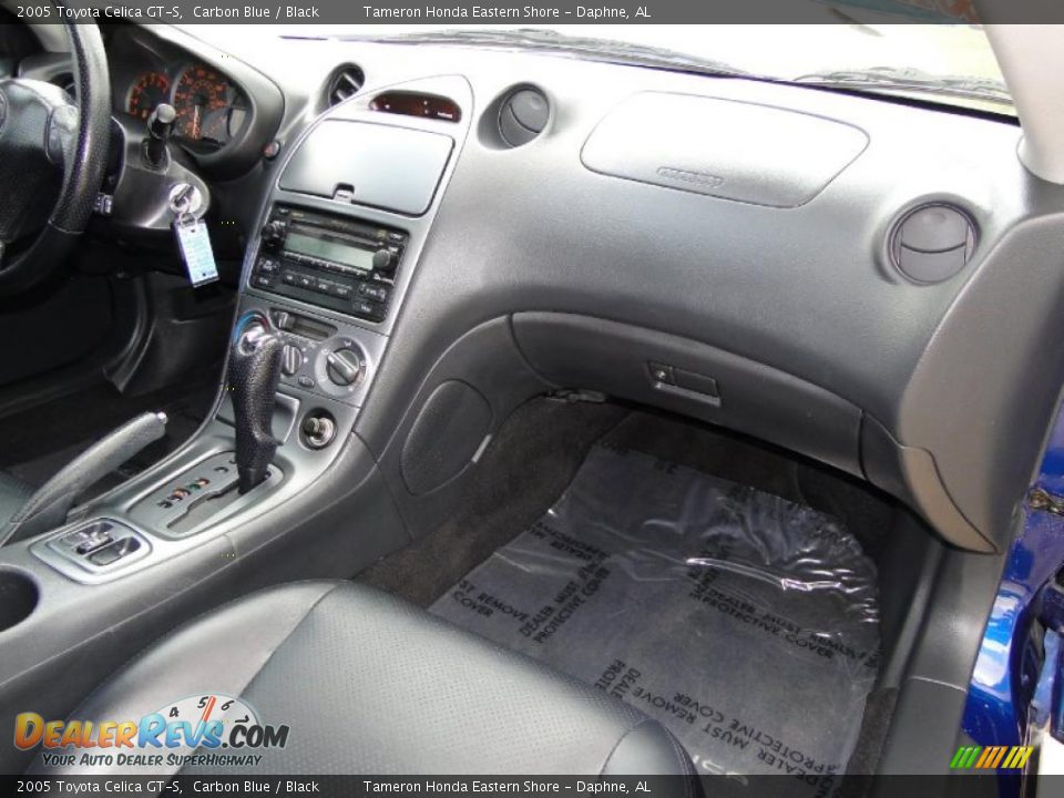 2005 Toyota Celica GT-S Carbon Blue / Black Photo #25