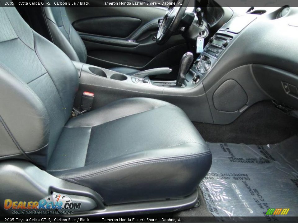 2005 Toyota Celica GT-S Carbon Blue / Black Photo #26