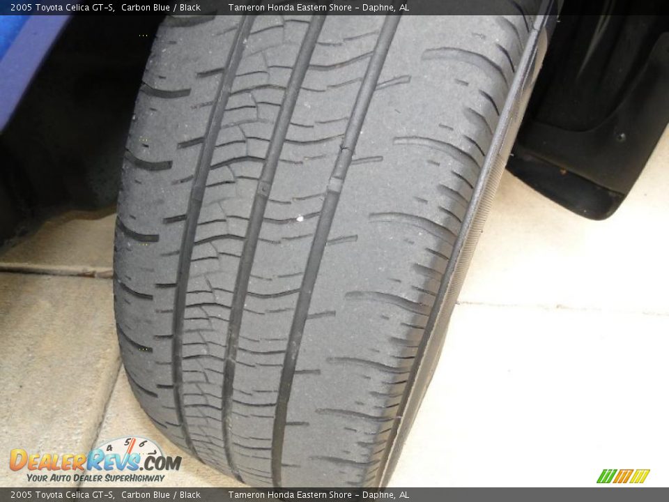2005 Toyota Celica GT-S Carbon Blue / Black Photo #29