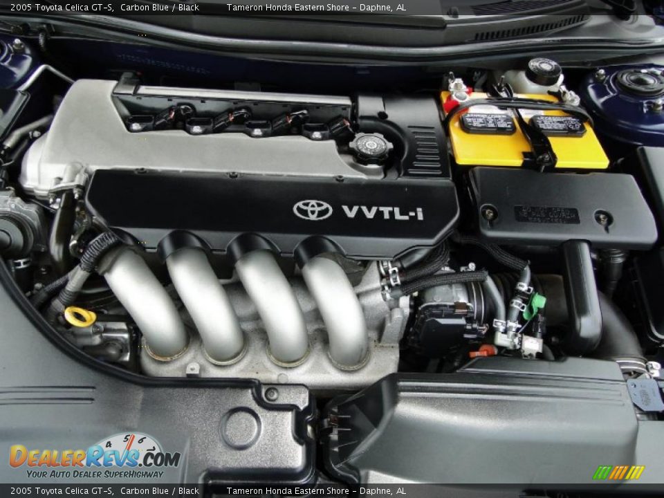 2005 Toyota Celica GT-S 1.8 Liter DOHC 16-Valve VVTL-i 4 Cylinder Engine Photo #30