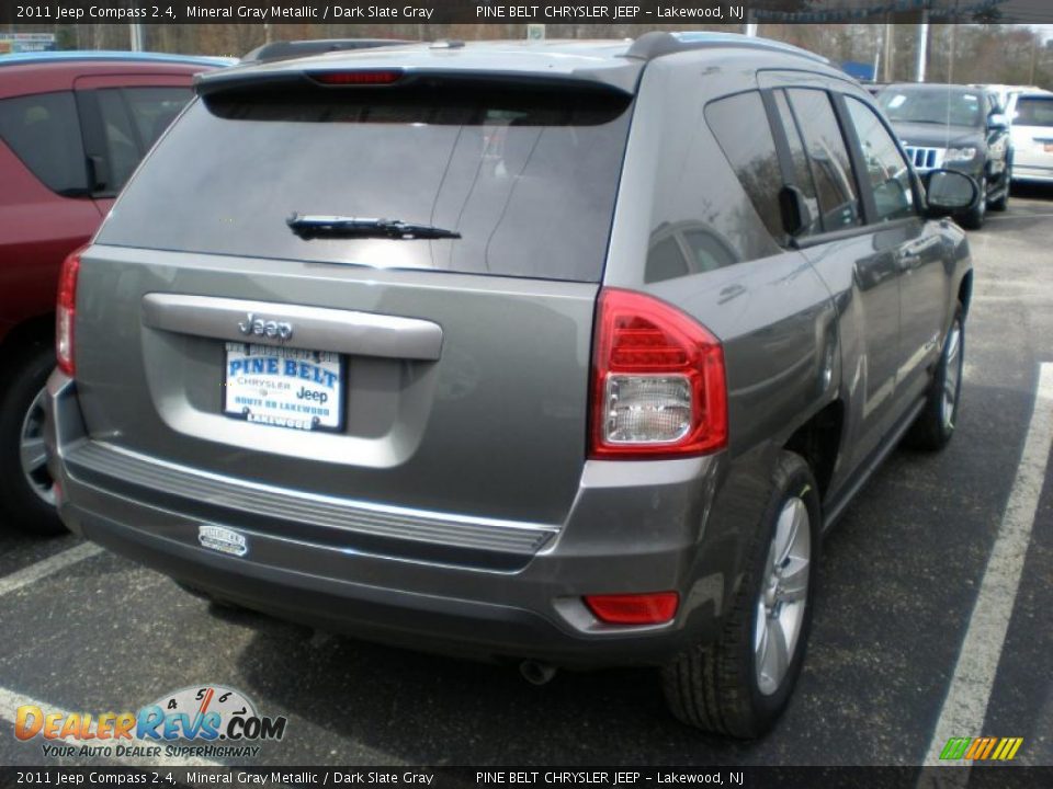 2011 Jeep Compass 2.4 Mineral Gray Metallic / Dark Slate Gray Photo #2