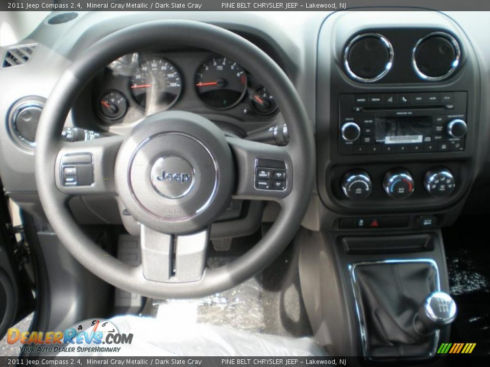 2011 Jeep Compass 2.4 Mineral Gray Metallic / Dark Slate Gray Photo #3