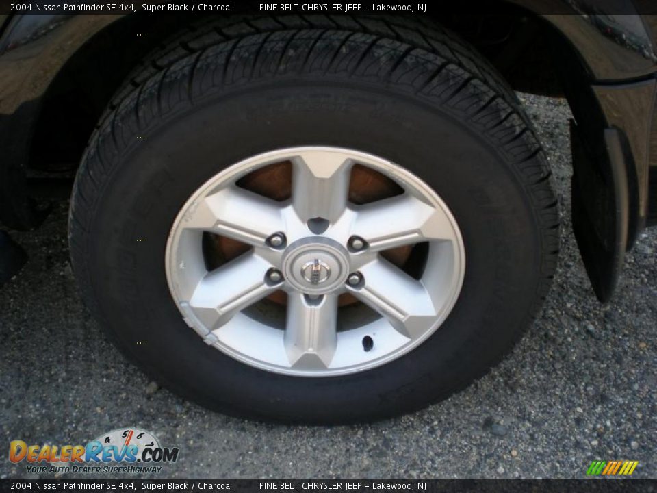 2004 Nissan Pathfinder SE 4x4 Super Black / Charcoal Photo #9