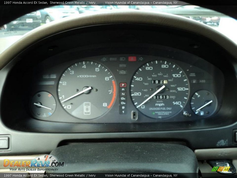 1997 Honda Accord EX Sedan Gauges Photo #32