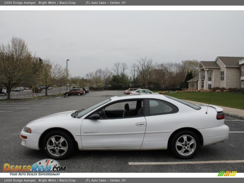 1999 Dodge Avenger Bright White / Black/Gray Photo #3