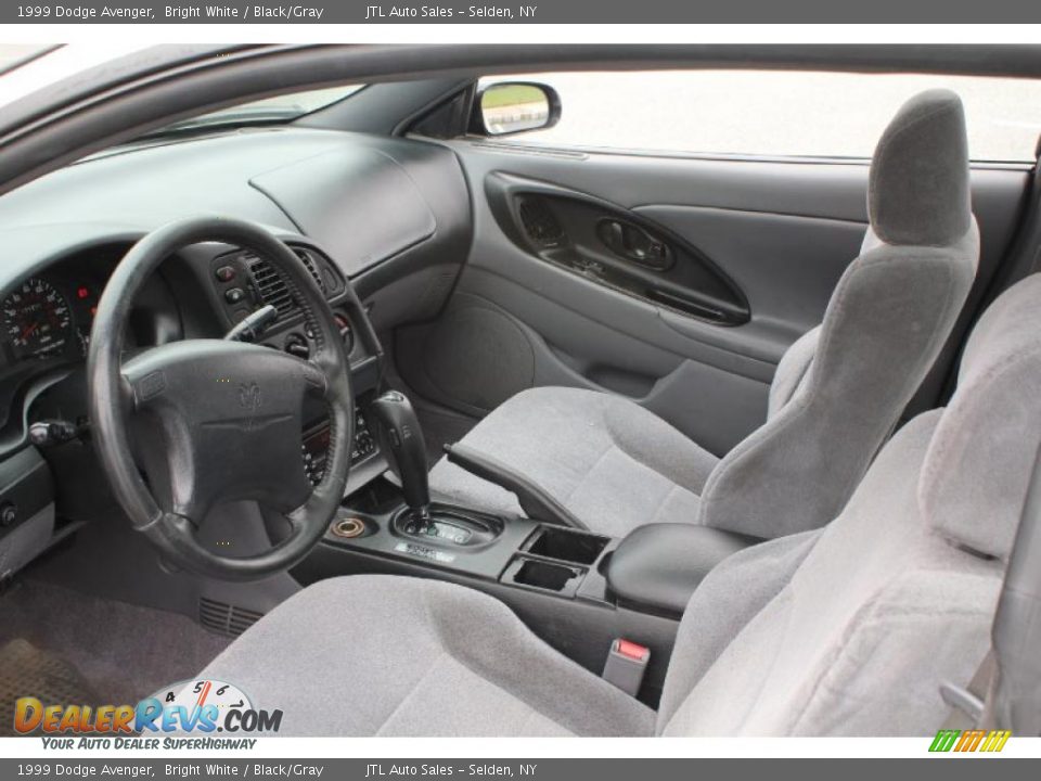 Black/Gray Interior - 1999 Dodge Avenger  Photo #11