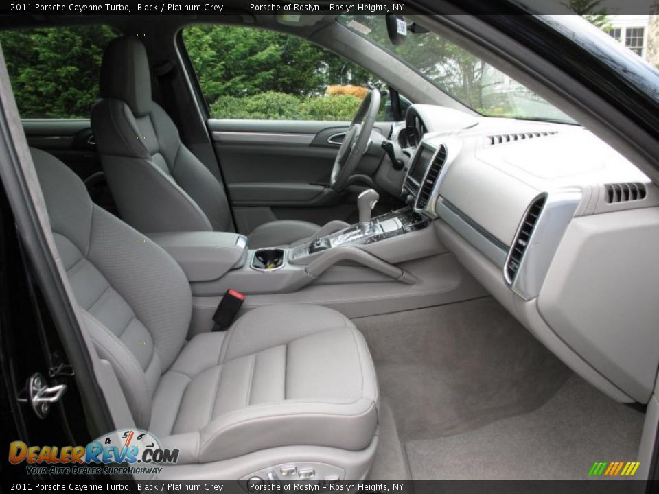 Platinum Grey Interior - 2011 Porsche Cayenne Turbo Photo #17
