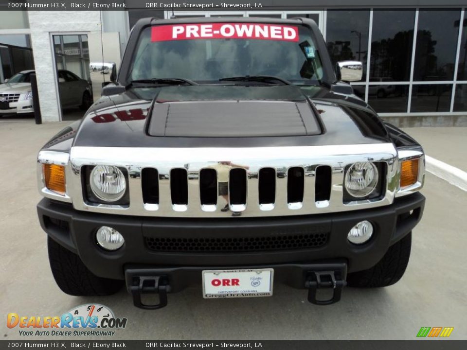 2007 Hummer H3 X Black / Ebony Black Photo #5