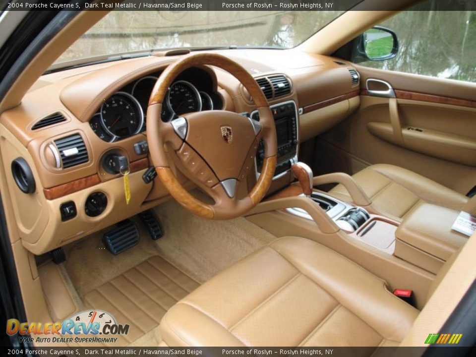 Havanna Sand Beige Interior 2004 Porsche Cayenne S Photo