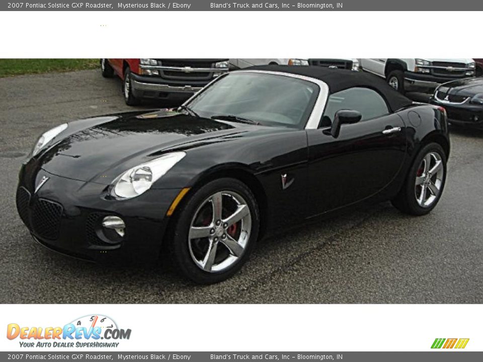 Mysterious Black 2007 Pontiac Solstice GXP Roadster Photo #1