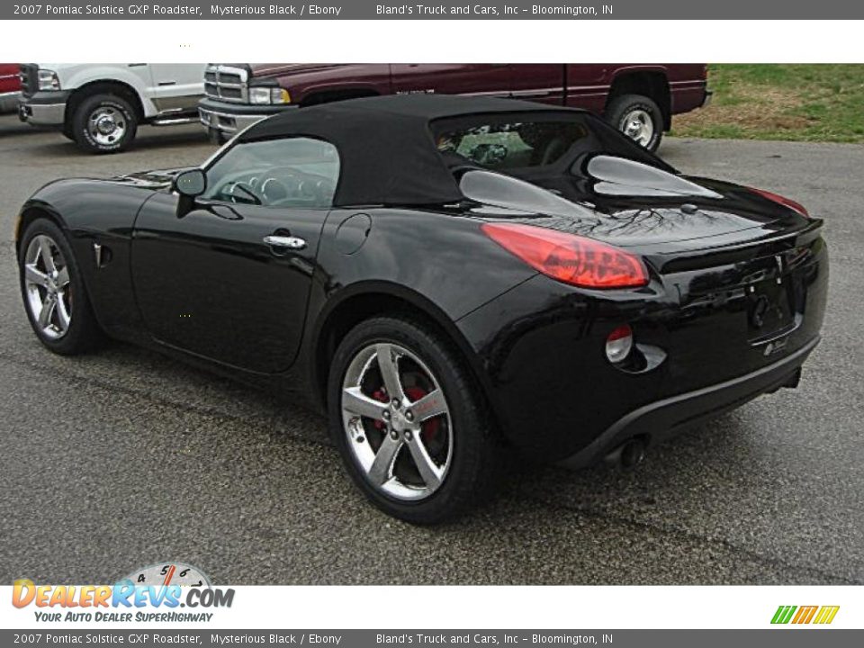 Mysterious Black 2007 Pontiac Solstice GXP Roadster Photo #2