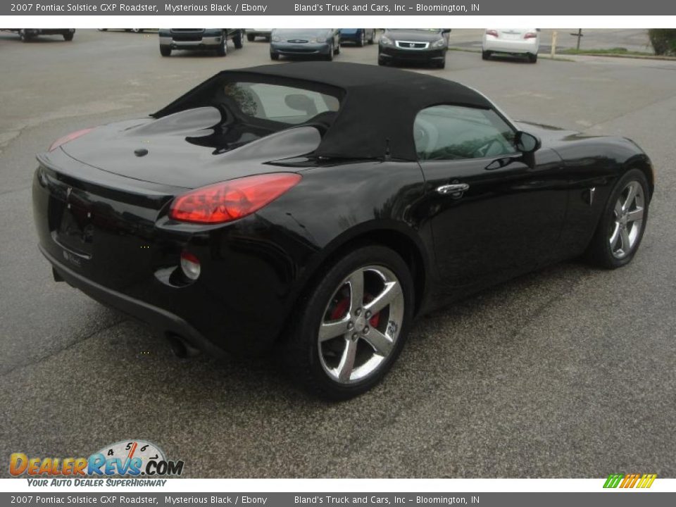 Mysterious Black 2007 Pontiac Solstice GXP Roadster Photo #4