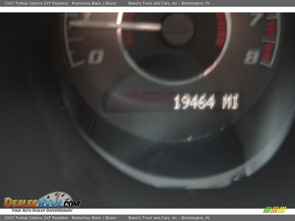 2007 Pontiac Solstice GXP Roadster Mysterious Black / Ebony Photo #19