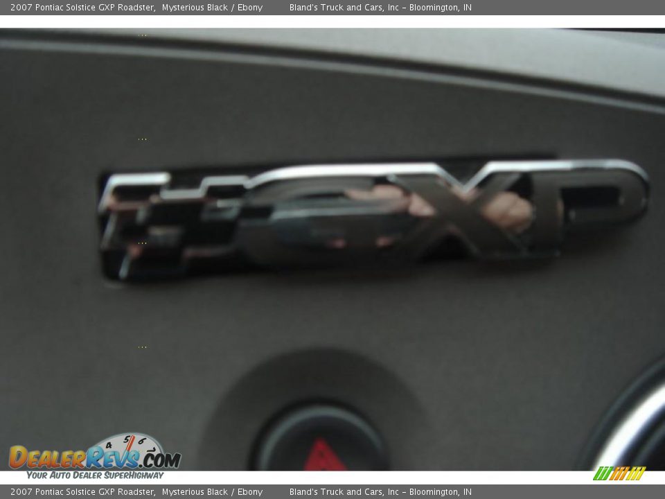 2007 Pontiac Solstice GXP Roadster Mysterious Black / Ebony Photo #20