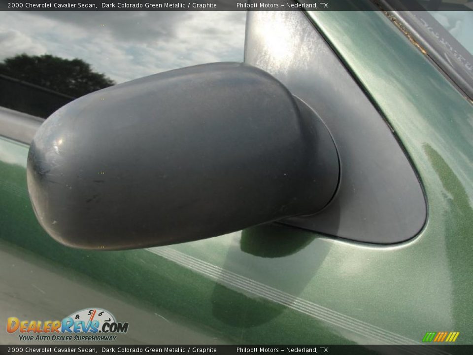 2000 Chevrolet Cavalier Sedan Dark Colorado Green Metallic / Graphite Photo #15