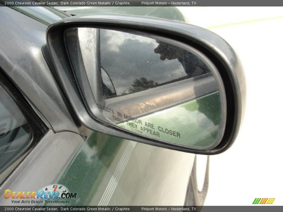 2000 Chevrolet Cavalier Sedan Dark Colorado Green Metallic / Graphite Photo #16