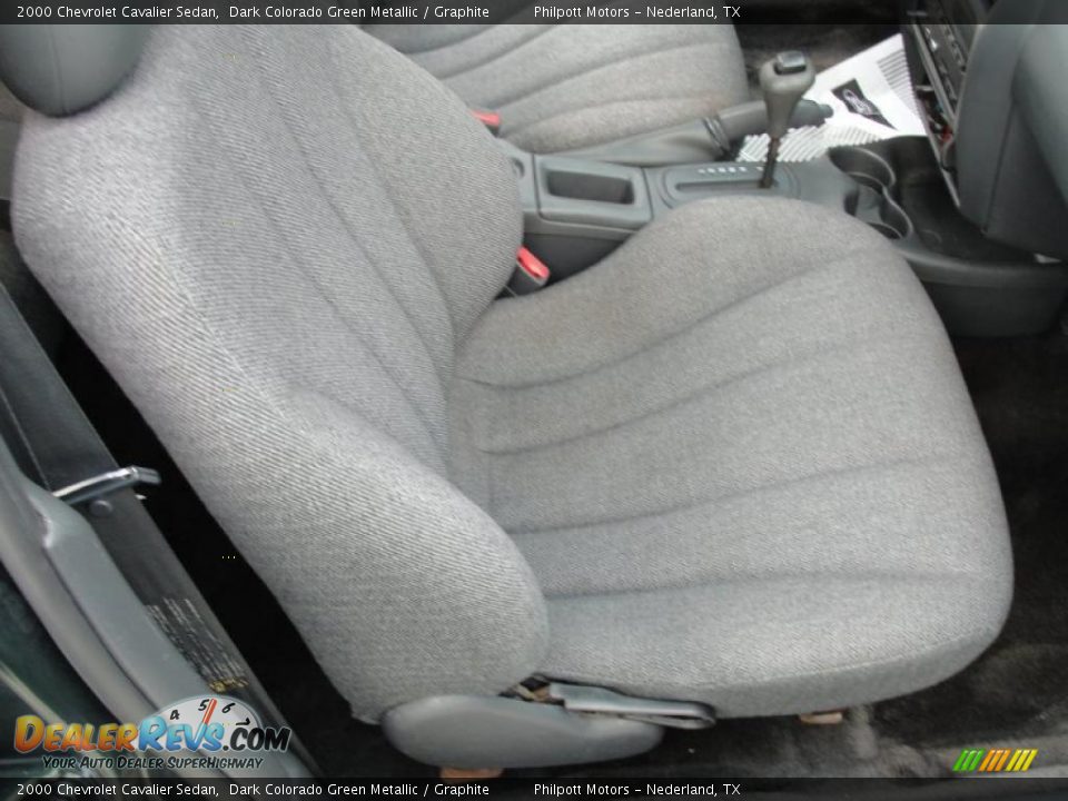 Graphite Interior - 2000 Chevrolet Cavalier Sedan Photo #26