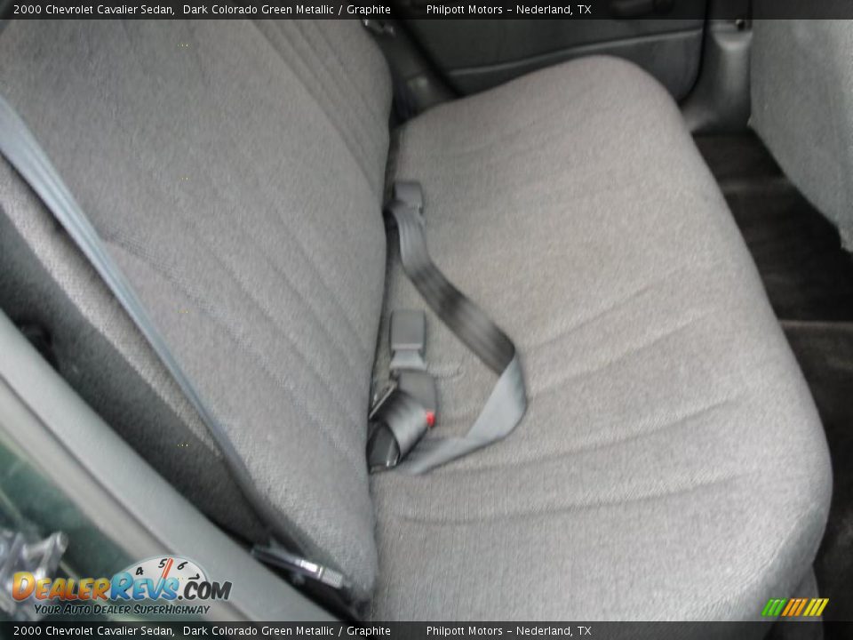 Graphite Interior - 2000 Chevrolet Cavalier Sedan Photo #28