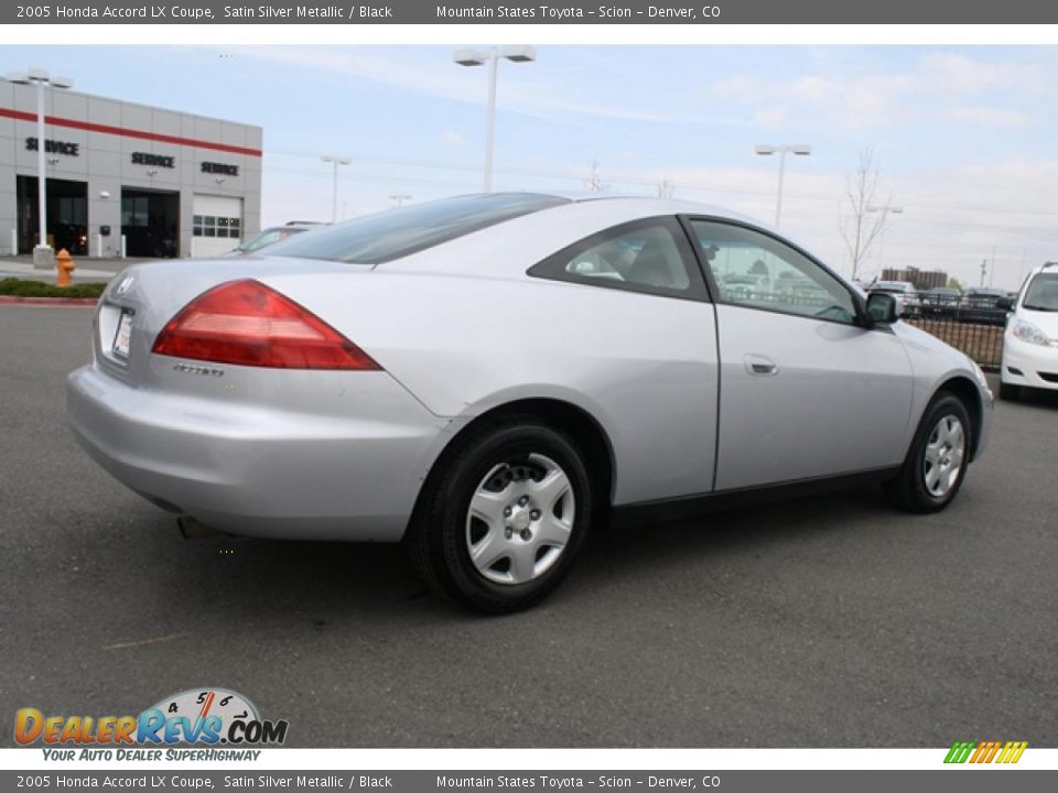 2005 Honda Accord LX Coupe Satin Silver Metallic / Black Photo #2