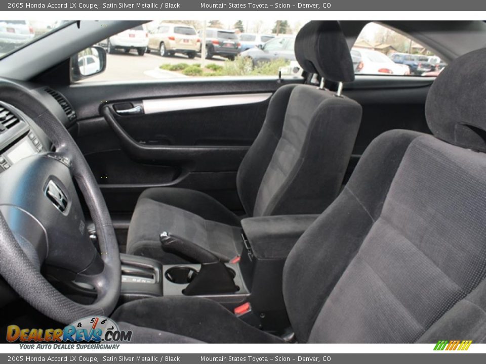 Black Interior - 2005 Honda Accord LX Coupe Photo #9