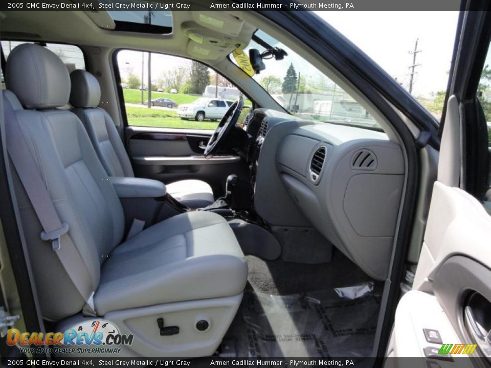 2005 GMC Envoy Denali 4x4 Steel Grey Metallic / Light Gray Photo #20