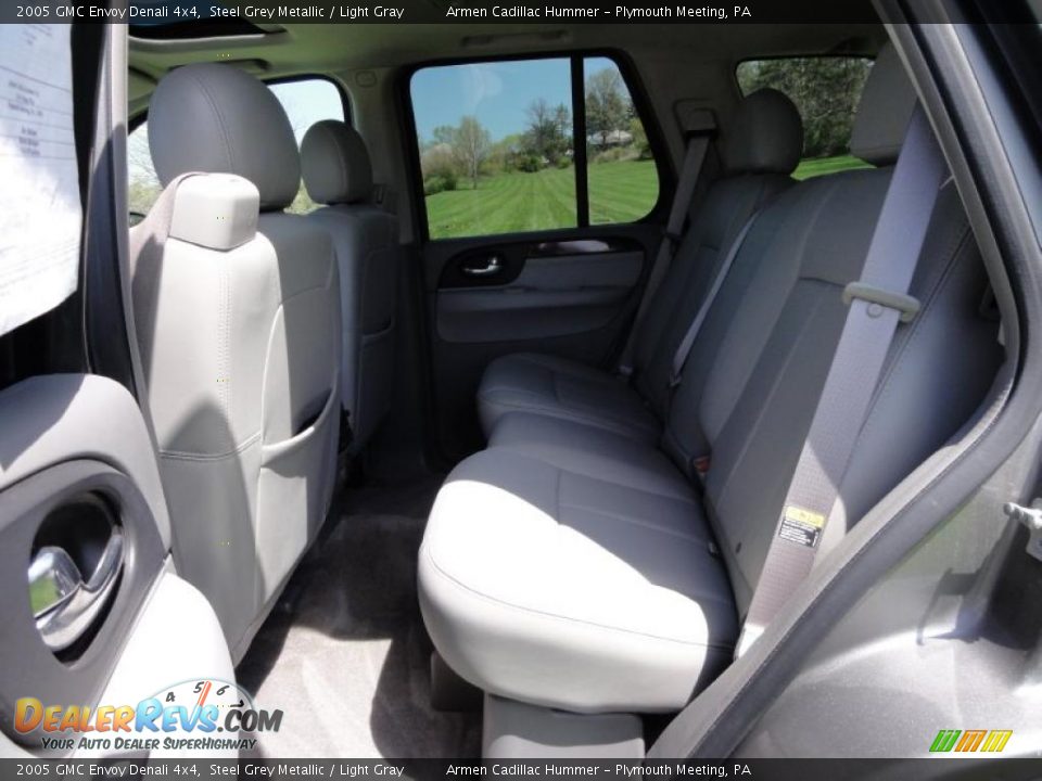 2005 GMC Envoy Denali 4x4 Steel Grey Metallic / Light Gray Photo #25