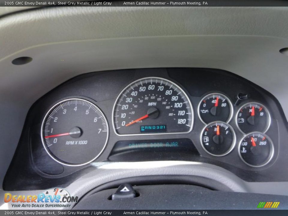 2005 GMC Envoy Denali 4x4 Gauges Photo #35