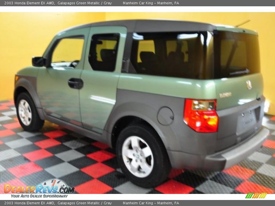 2003 Honda Element EX AWD Galapagos Green Metallic / Gray Photo #3