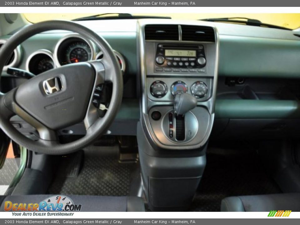 2003 Honda Element EX AWD Galapagos Green Metallic / Gray Photo #5