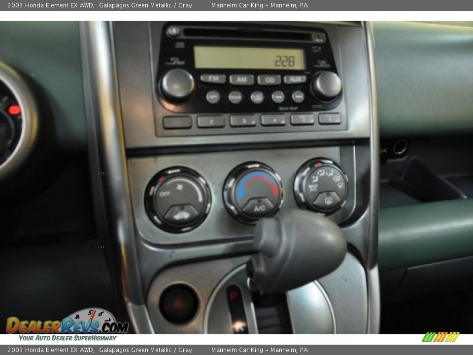 2003 Honda Element EX AWD Galapagos Green Metallic / Gray Photo #6