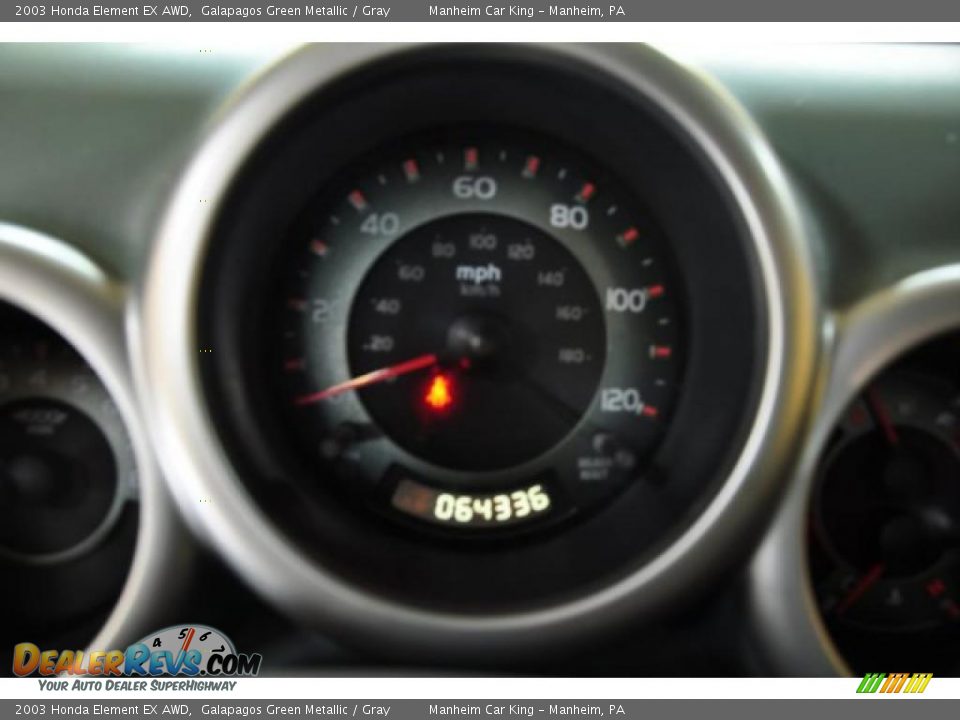 2003 Honda Element EX AWD Galapagos Green Metallic / Gray Photo #7