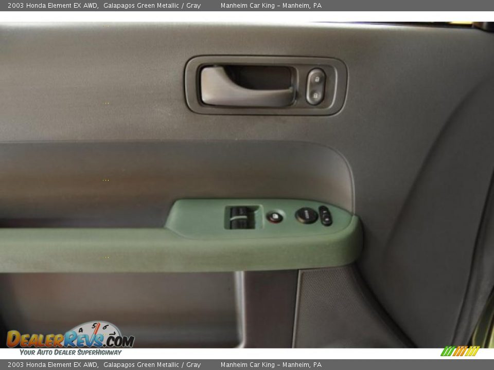 2003 Honda Element EX AWD Galapagos Green Metallic / Gray Photo #10