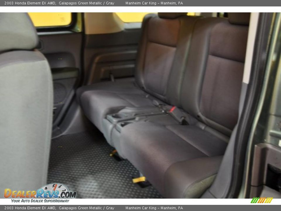 2003 Honda Element EX AWD Galapagos Green Metallic / Gray Photo #12