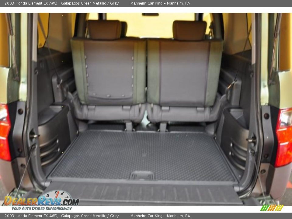 2003 Honda Element EX AWD Galapagos Green Metallic / Gray Photo #13