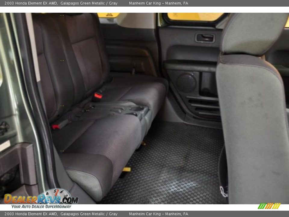 2003 Honda Element EX AWD Galapagos Green Metallic / Gray Photo #14