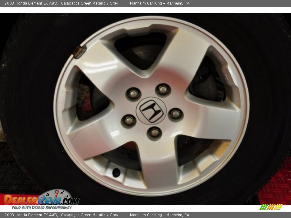 2003 Honda Element EX AWD Galapagos Green Metallic / Gray Photo #17