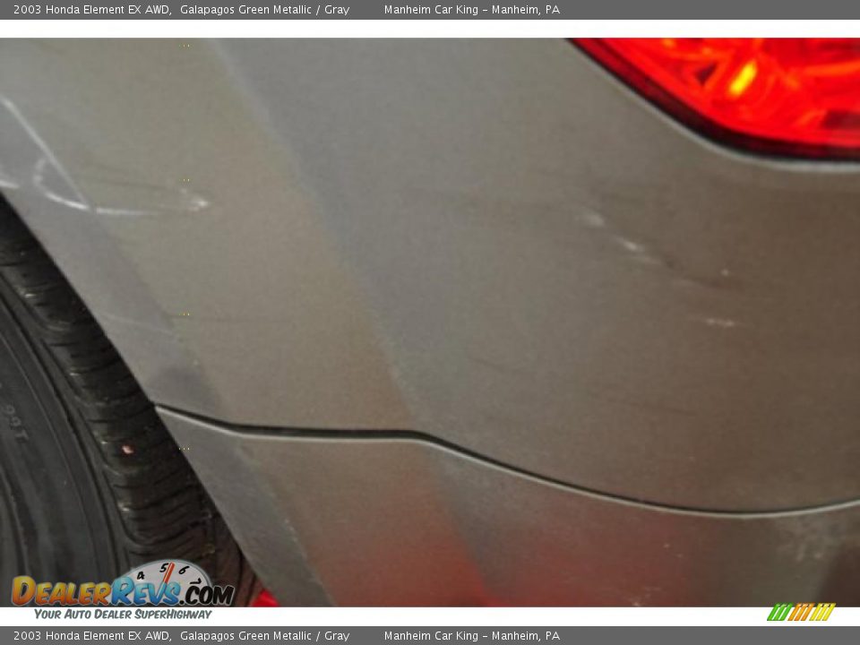2003 Honda Element EX AWD Galapagos Green Metallic / Gray Photo #22
