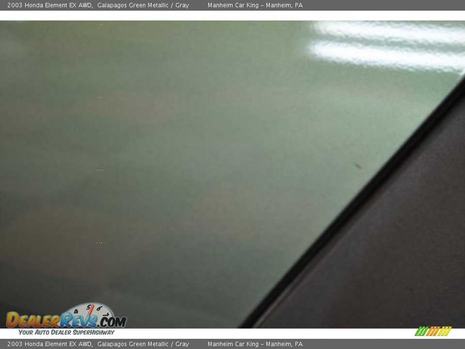 2003 Honda Element EX AWD Galapagos Green Metallic / Gray Photo #23