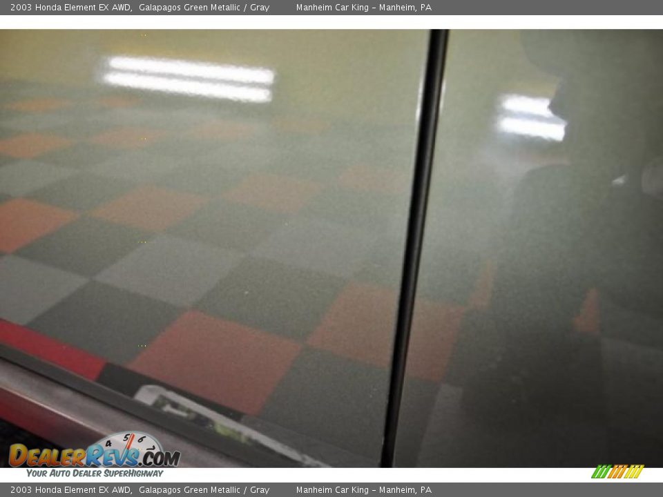 2003 Honda Element EX AWD Galapagos Green Metallic / Gray Photo #24