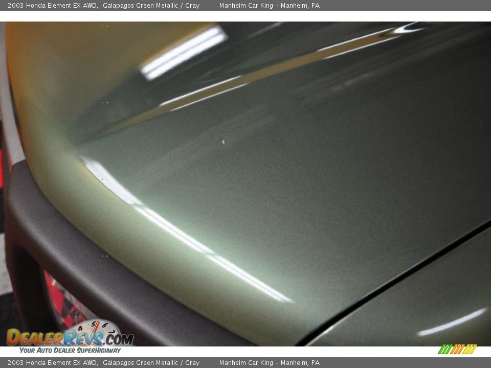 2003 Honda Element EX AWD Galapagos Green Metallic / Gray Photo #25