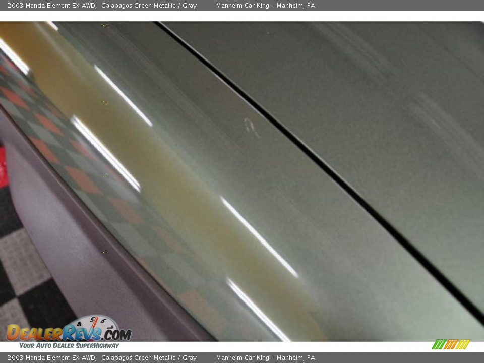 2003 Honda Element EX AWD Galapagos Green Metallic / Gray Photo #26