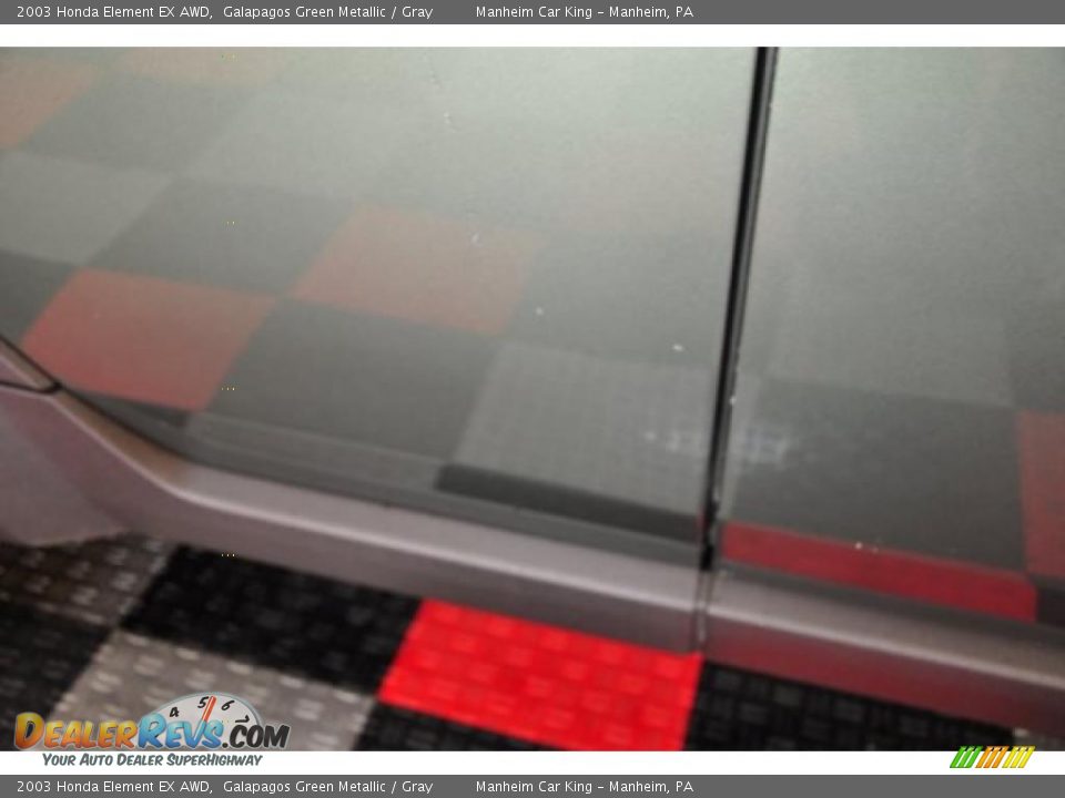 2003 Honda Element EX AWD Galapagos Green Metallic / Gray Photo #28