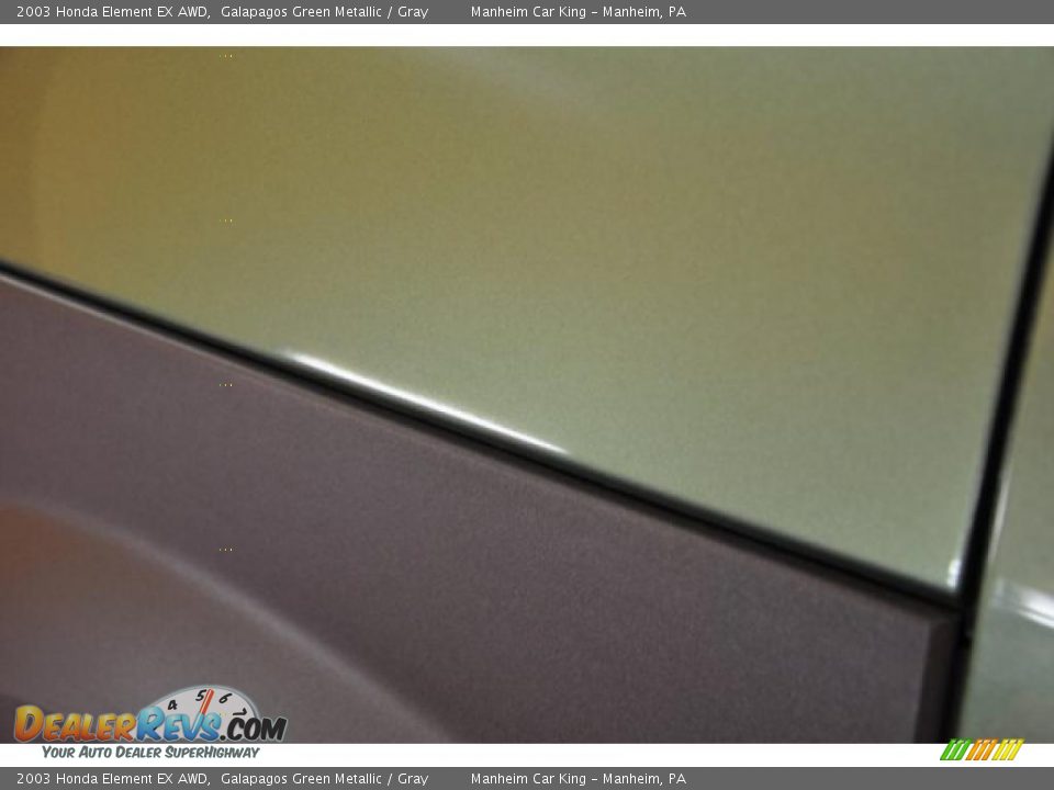 2003 Honda Element EX AWD Galapagos Green Metallic / Gray Photo #29