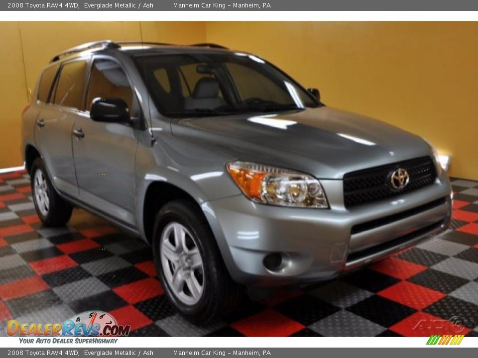2008 Toyota RAV4 4WD Everglade Metallic / Ash Photo #1