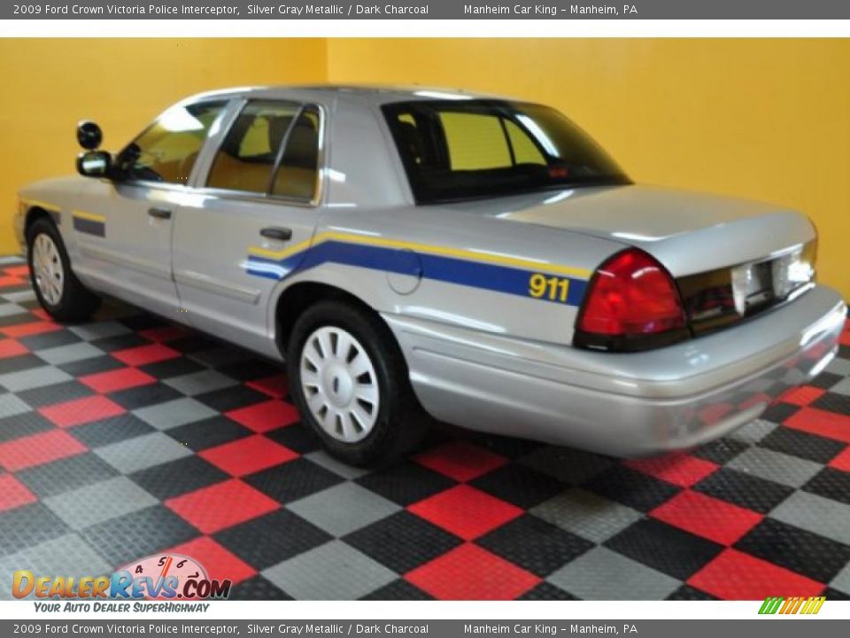 Silver Gray Metallic 2009 Ford Crown Victoria Police Interceptor Photo #3